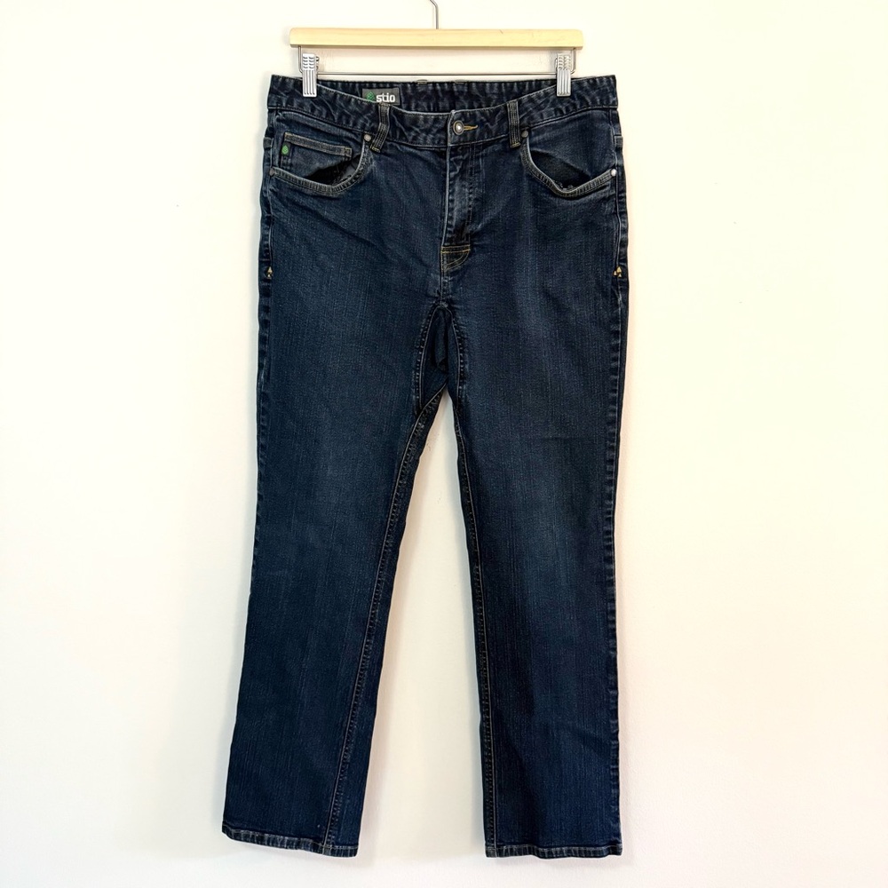 Stio Jackson Hole, Wyoming Men’s Rivet Five Picket Denim Jeans – 35 x 32